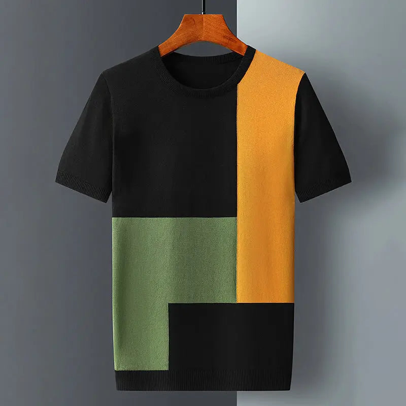 MASON – MODERN T-SHIRT MET KLEURVLAKKEN