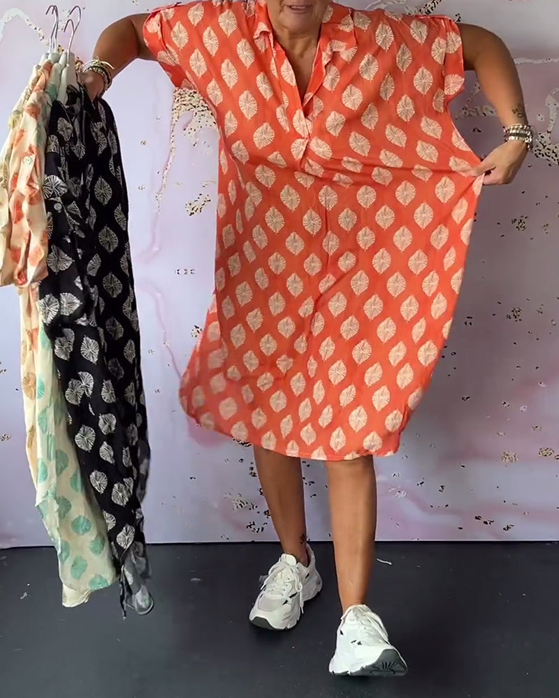 Yentl™ | Losse Lente Jurk