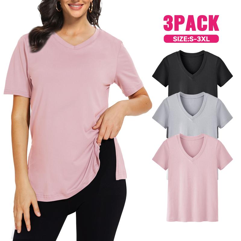 OLIVIA – EVERYDAY V-HALS T-SHIRT (3-PACK)