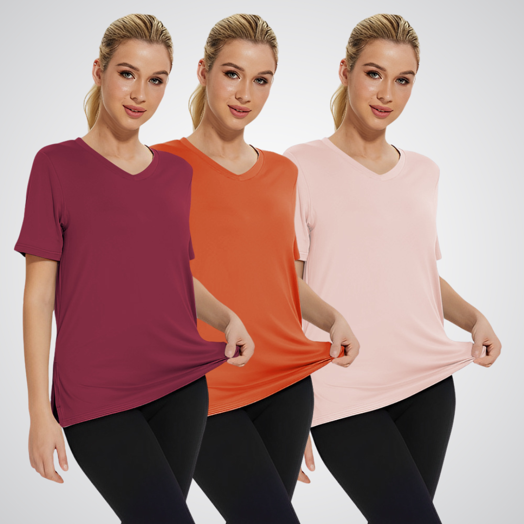 OLIVIA – EVERYDAY V-HALS T-SHIRT (3-PACK)