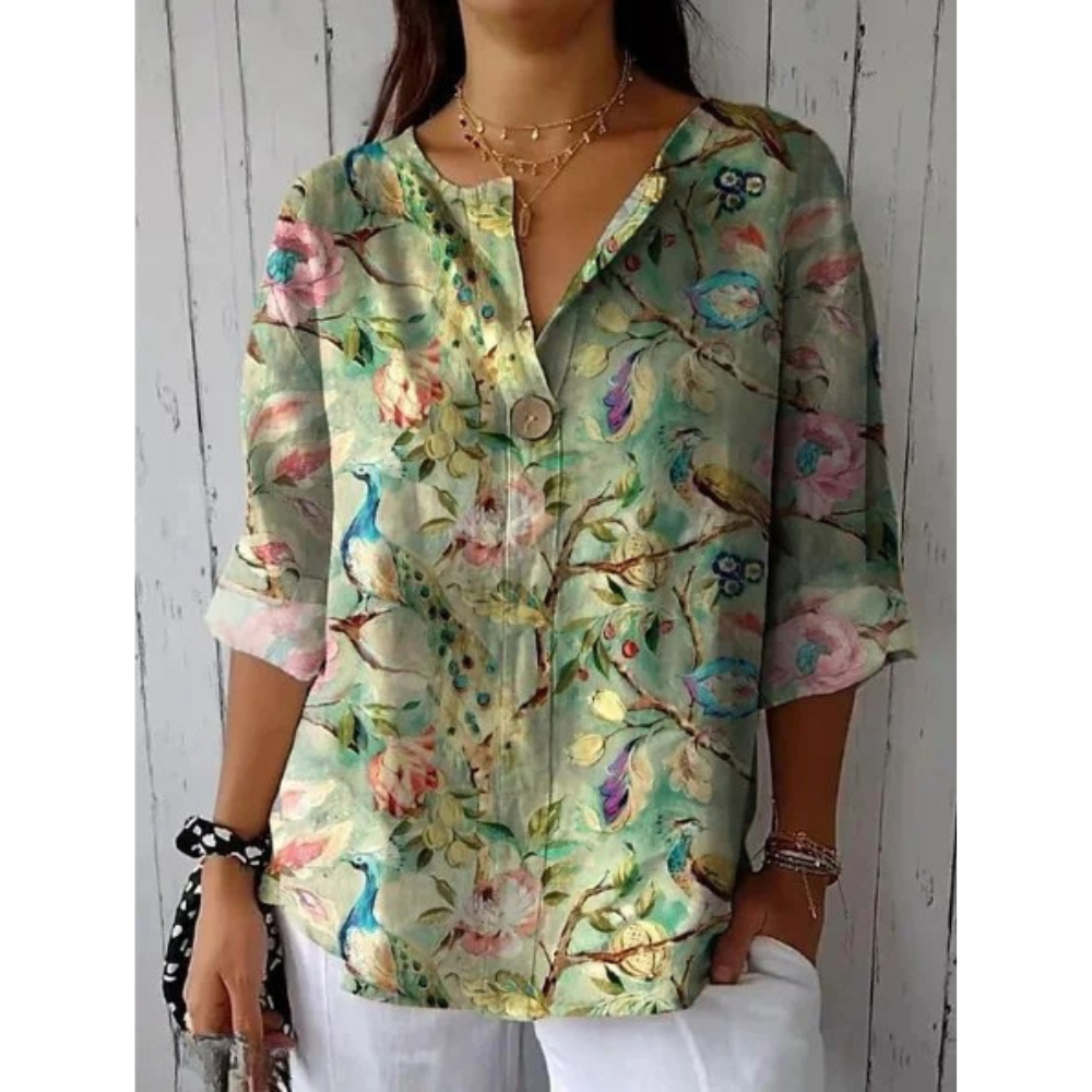 Arlene™ | Elegante blouse met bloemenprint