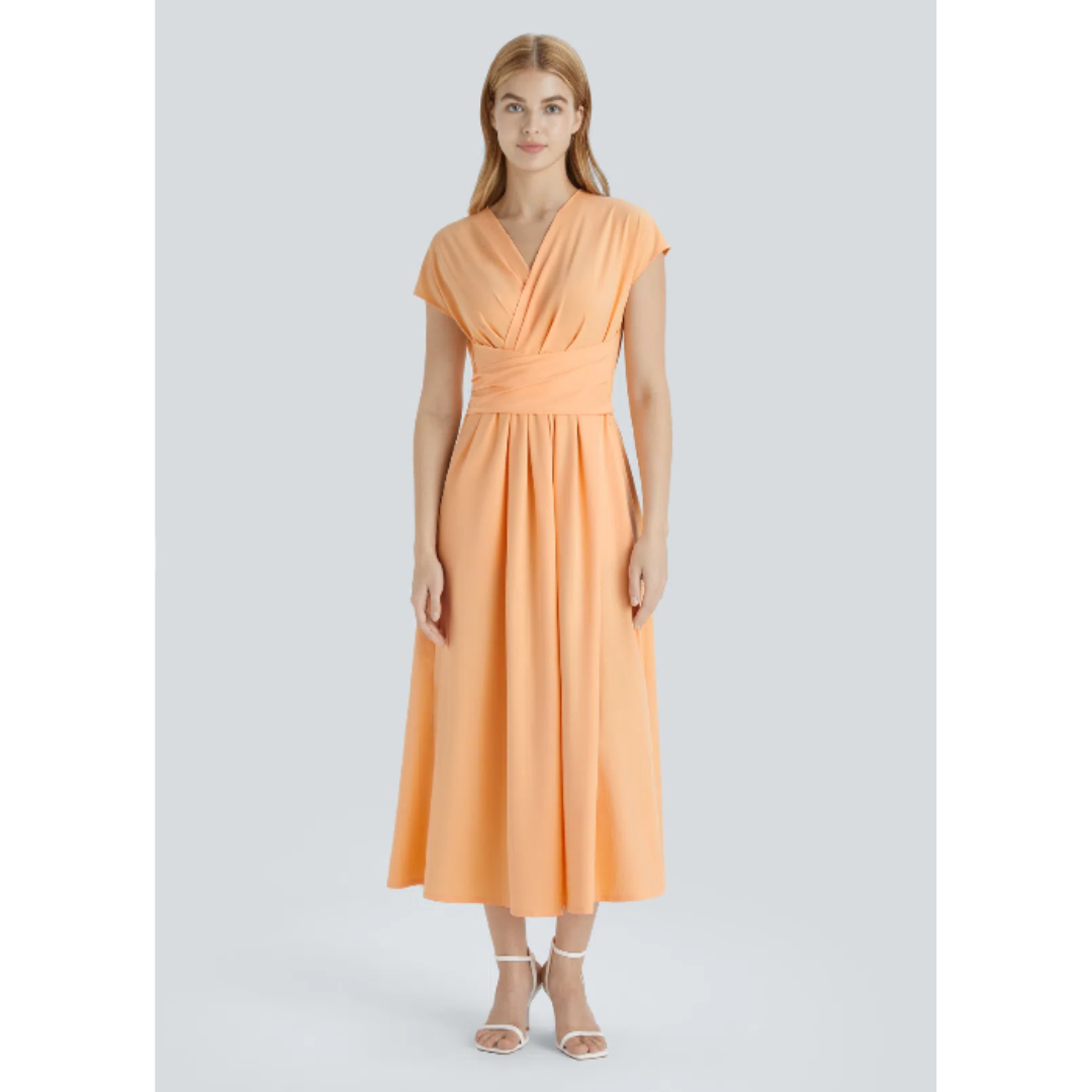 Aimee™ | Maxi jurk met geplooide taille
