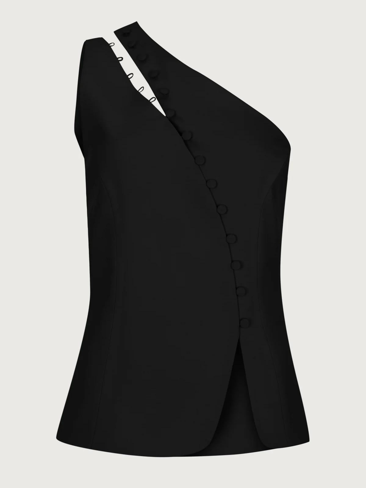 ARIELLE – MODERNE ASYMMETRISCHE ONE-SHOULDER TOP