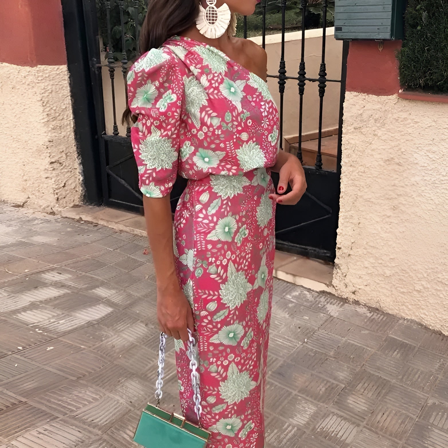 Emili™ | Elegante maxi jurk met patroon