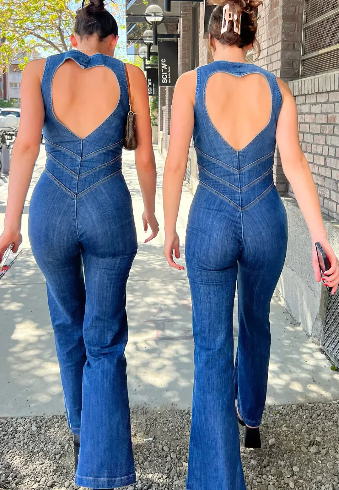 Eeke™ | Spijkerpak met hartjes