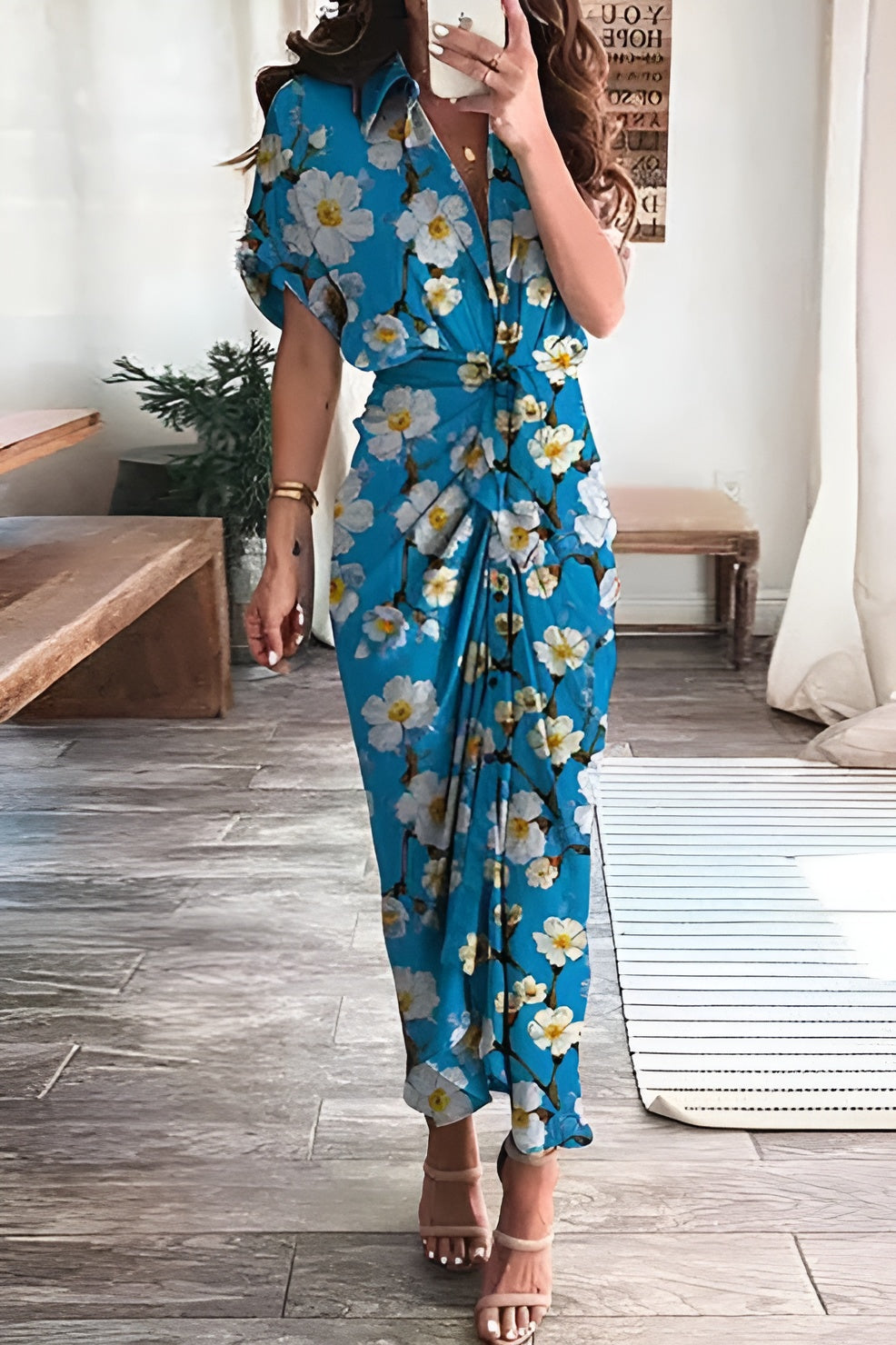 Felicia™ | Elegante bedrukte jurk