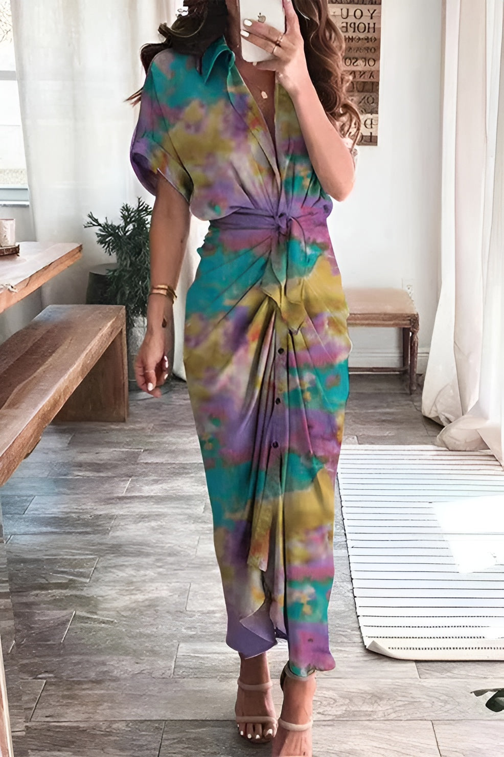 Felicia™ | Elegante bedrukte jurk