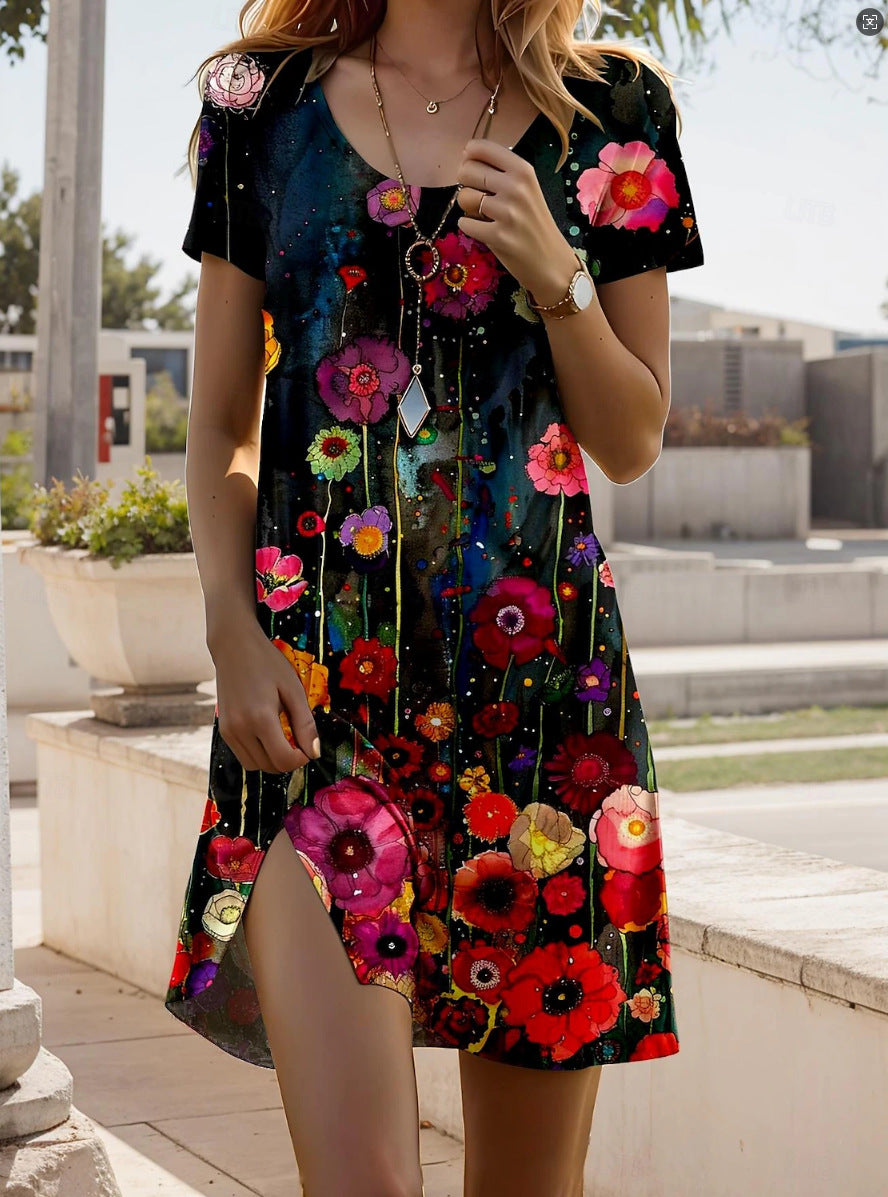 JULIA – LEVENDIGE BOHO CHIC JURK