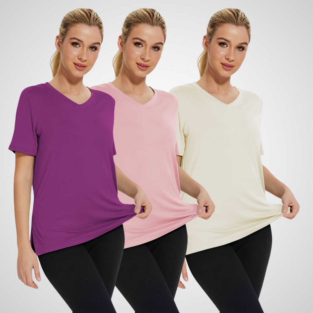 OLIVIA – EVERYDAY V-HALS T-SHIRT (3-PACK)