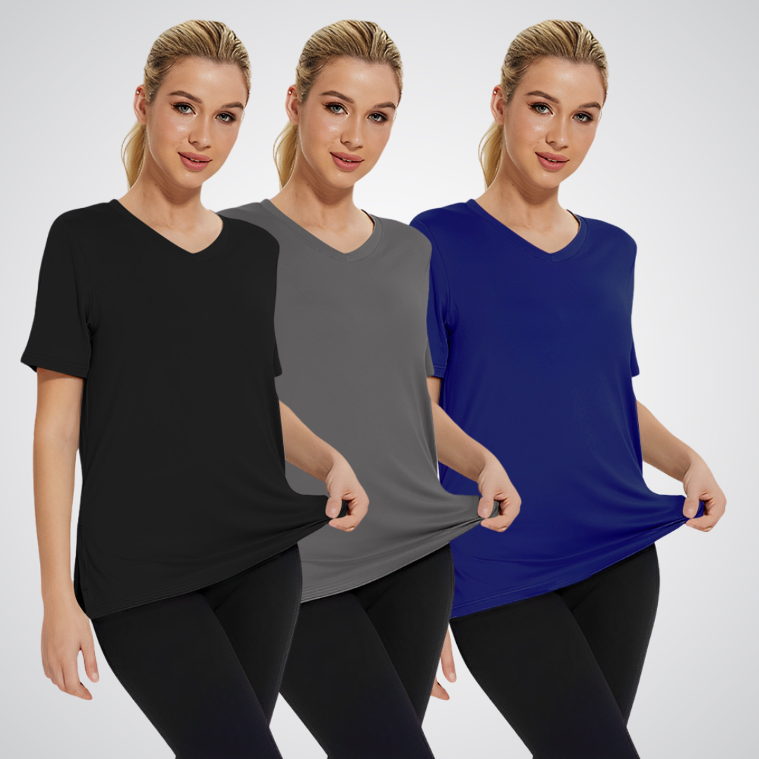 OLIVIA – EVERYDAY V-HALS T-SHIRT (3-PACK)