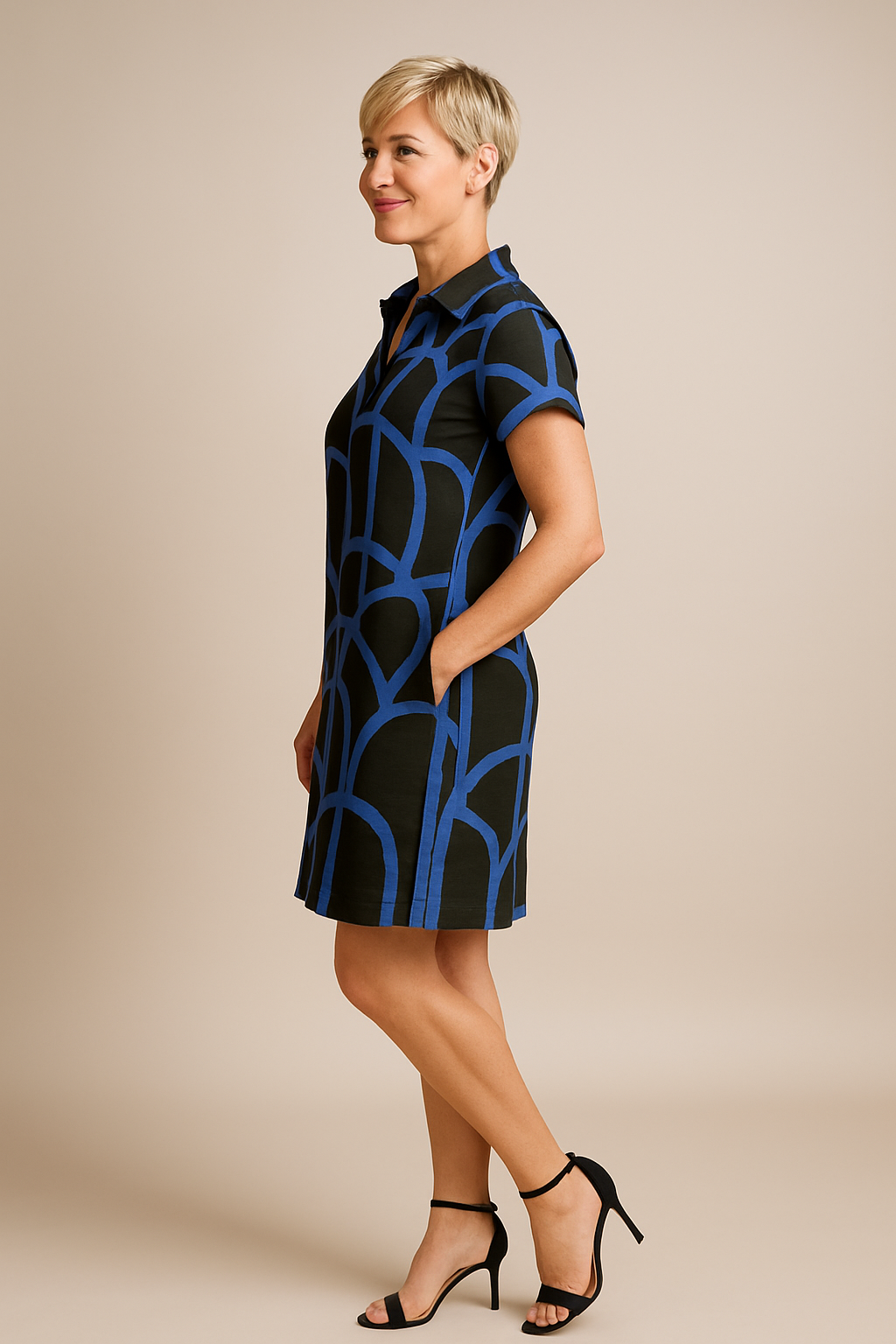 Ena™ | JURK MET KORTE MOUWEN