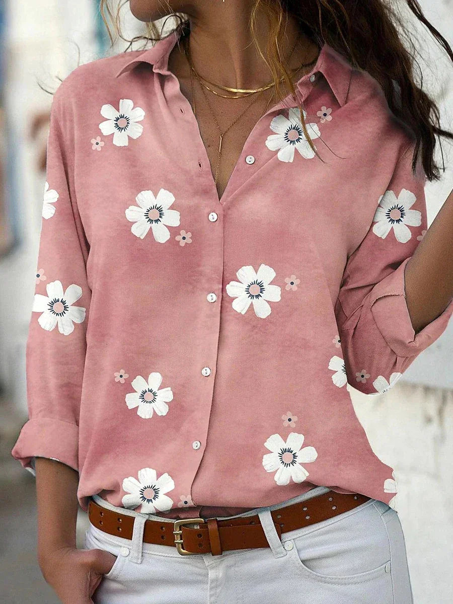 Darya™ | Klassieke blouse met speelse bloemenprint