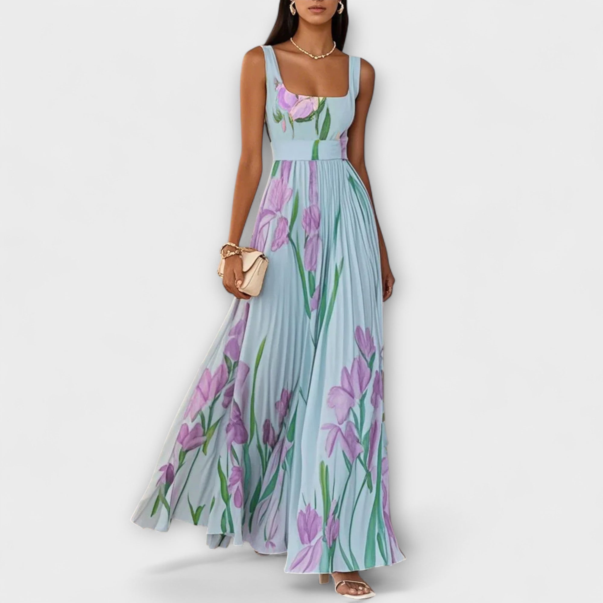 SOFIA – BLOEMEN ELEGANTIE MAXI JURK