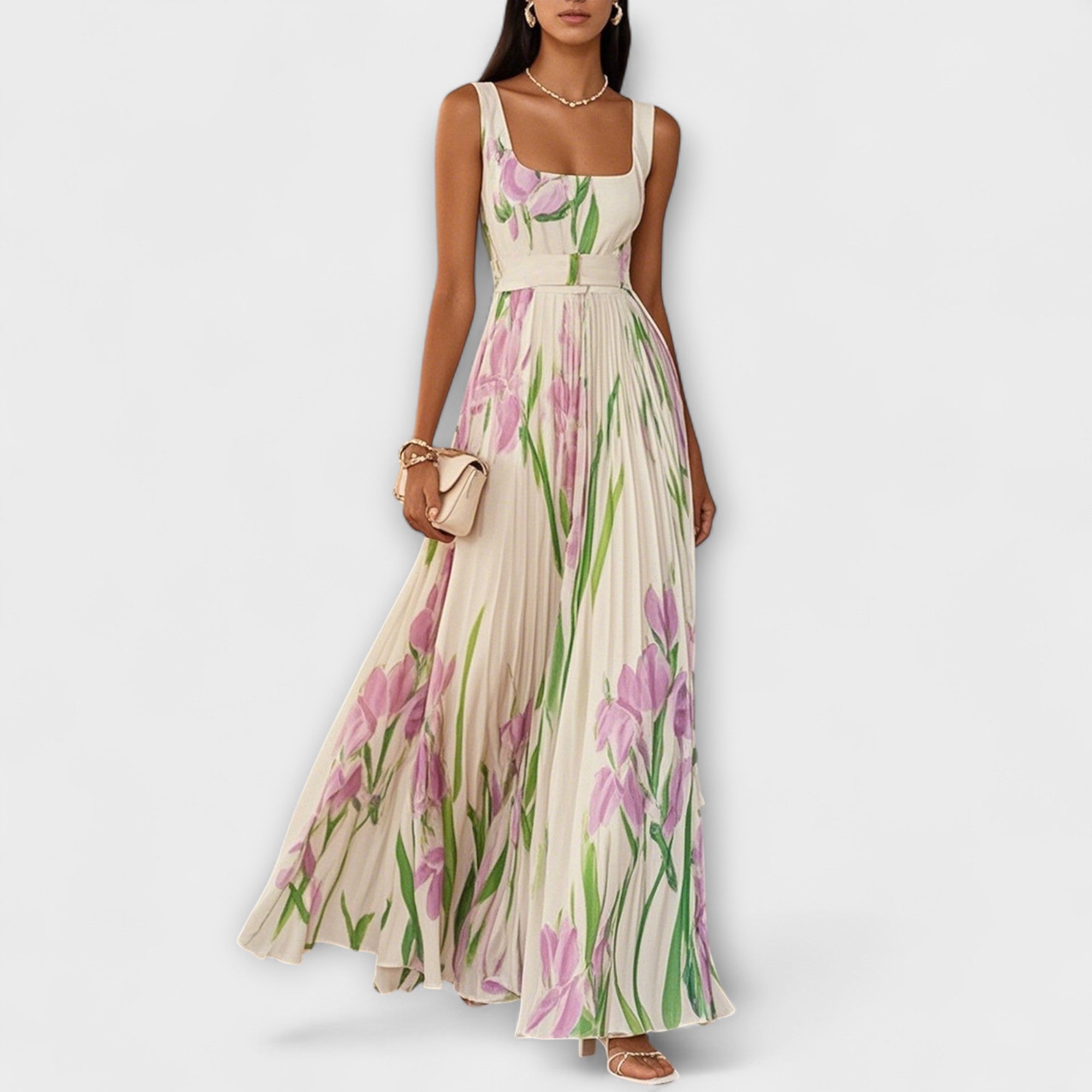 SOFIA – BLOEMEN ELEGANTIE MAXI JURK