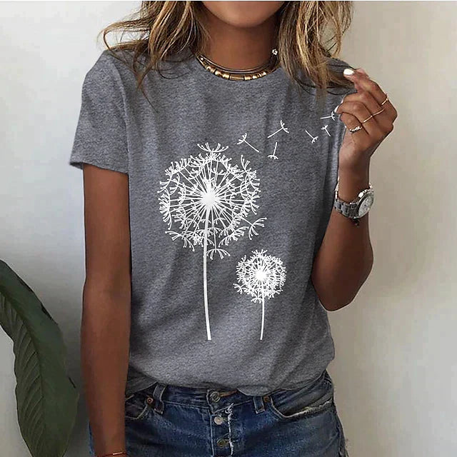 Carina™ | Zachte Dandelion T-shirt