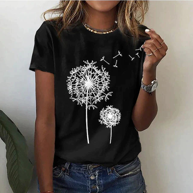 Carina™ | Zachte Dandelion T-shirt