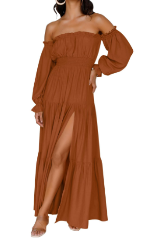 KENDRA – ROMANTISCHE OFF-SHOULDER MAXI JURK