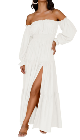 KENDRA – ROMANTISCHE OFF-SHOULDER MAXI JURK