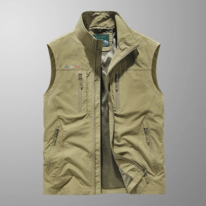 Finn™ | Ademend cargo gilet met meerdere zakken